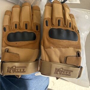 TitanOps Full Finger knickel Outdoor Tactical with Black and Brown